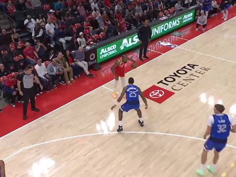杜兰特扣篮弗拉格,火箭大胜独行侠